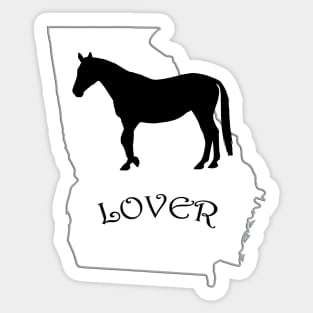 Georgia Horse Lover Gifts Sticker